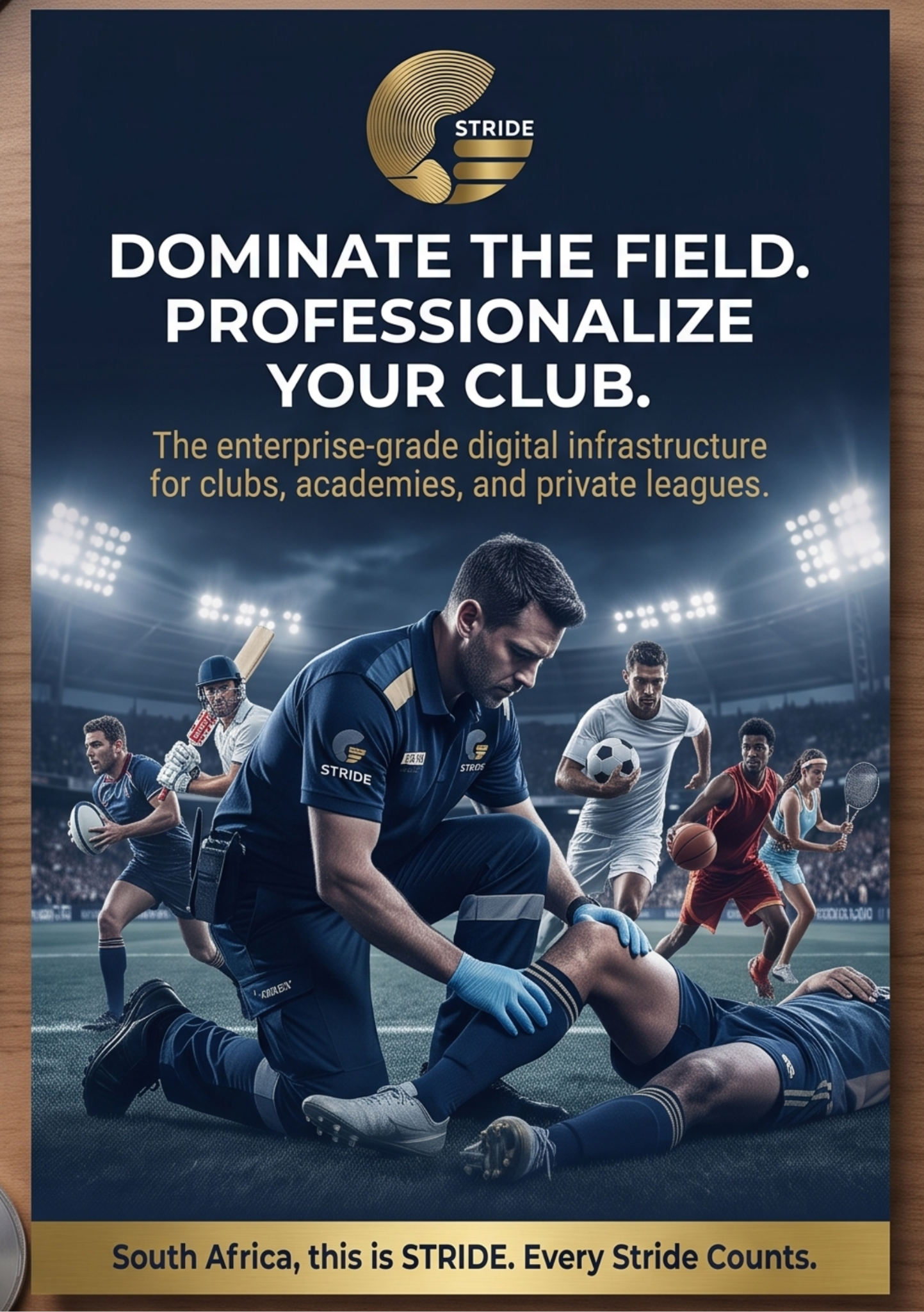 Dominate the field and club infrastructure poster